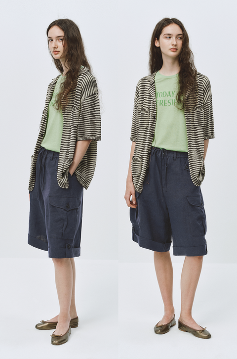 SIMPLE PROJECT LINEN SHORTS