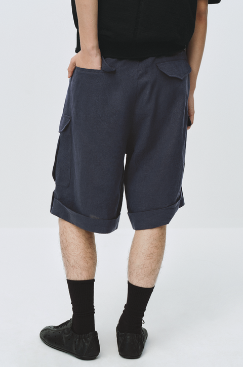 SIMPLE PROJECT LINEN SHORTS