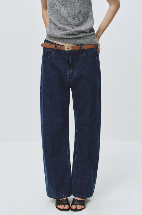 SIMPLE PROJECT DARK BLUE JEANS