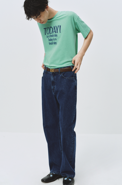 SIMPLE PROJECT DARK BLUE JEANS