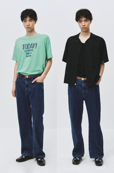 SIMPLE PROJECT DARK BLUE JEANS