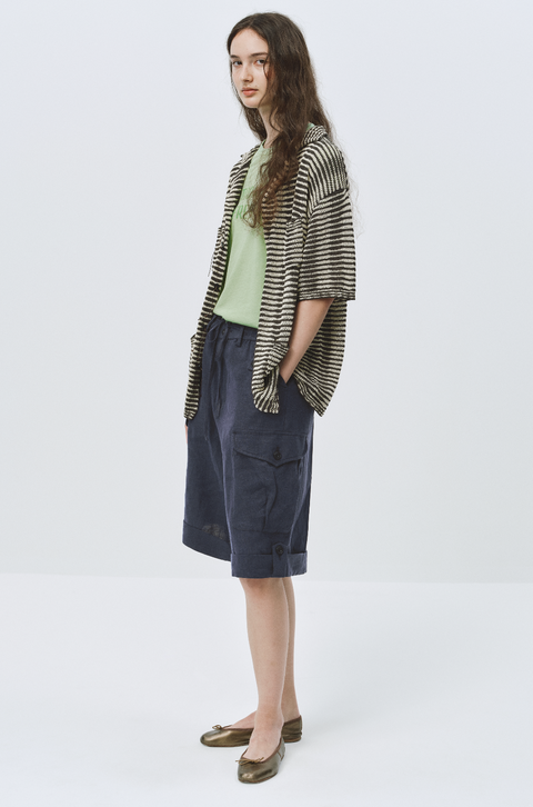 SIMPLE PROJECT STRIPED SHIRT