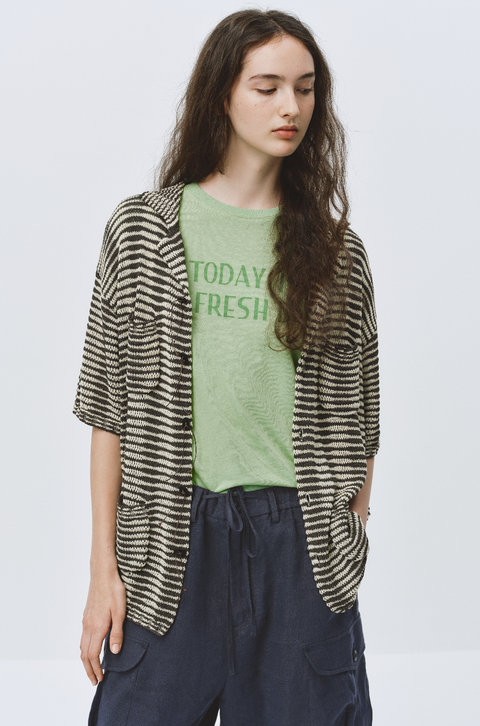 SIMPLE PROJECT STRIPED SHIRT