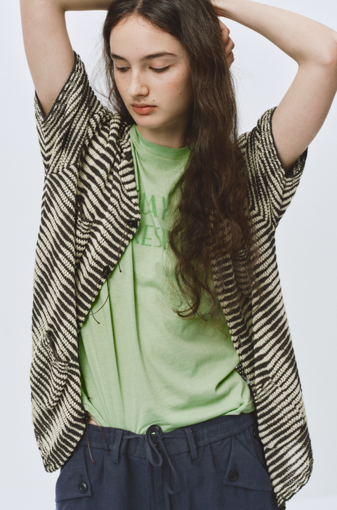 SIMPLE PROJECT STRIPED SHIRT