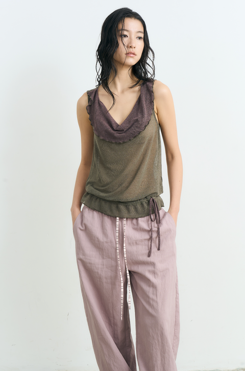 NULL NONE COLORBLOCK KNIT VEST