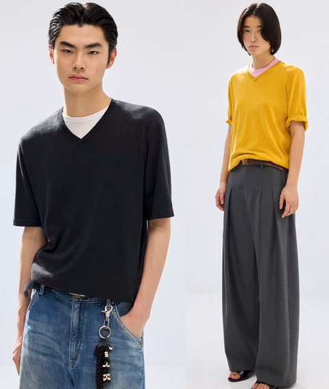 SIMPLE PROJECT V-NECK T-SHIRT
