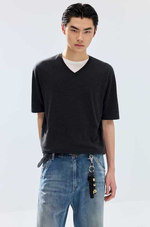 SIMPLE PROJECT V-NECK T-SHIRT