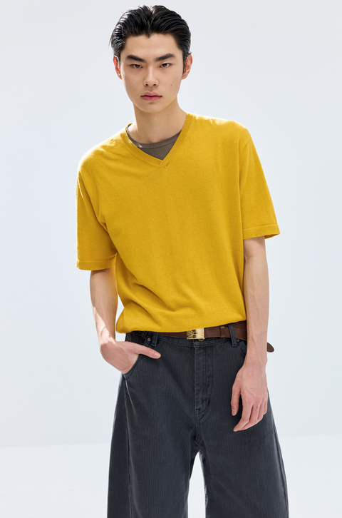SIMPLE PROJECT V-NECK T-SHIRT
