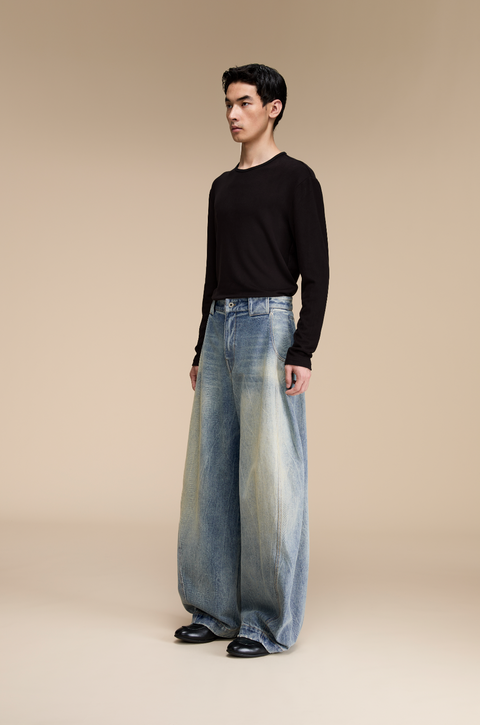 OPICLOTH WIDE-LEG JEANS