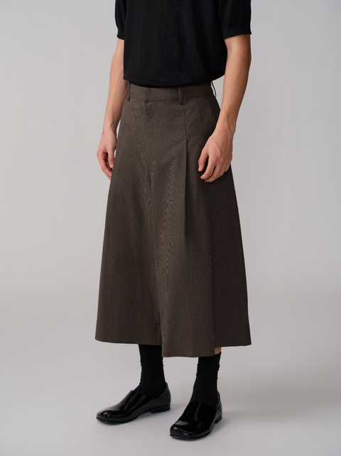 OPICLOTH HOUNDSTOOTH CROPPED SHORTS