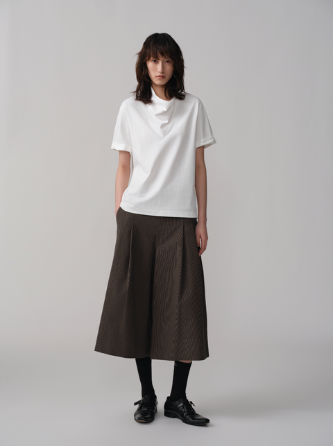 OPICLOTH HOUNDSTOOTH CROPPED SHORTS
