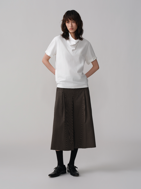 OPICLOTH COWL NECK T-SHIRT