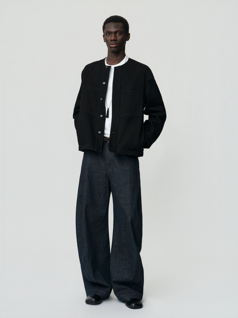 OPICLOTH INDIGO CURVED JEANS