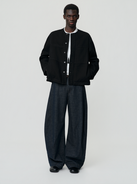 OPICLOTH INDIGO CURVED JEANS