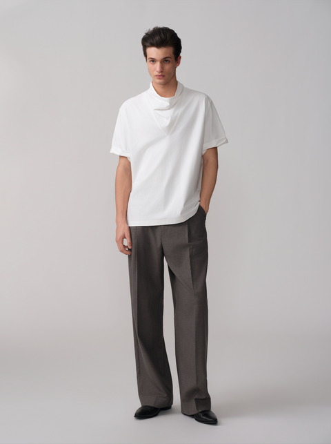 OPICLOTH PLEATED TROUSERS