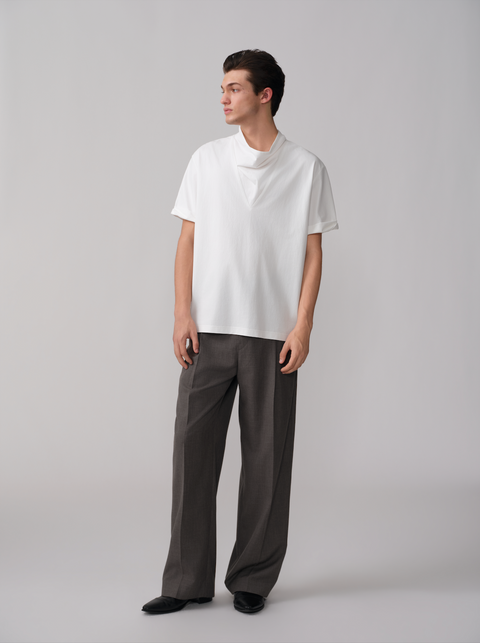 OPICLOTH PLEATED TROUSERS