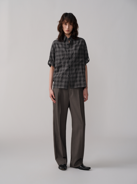 OPICLOTH PLEATED TROUSERS