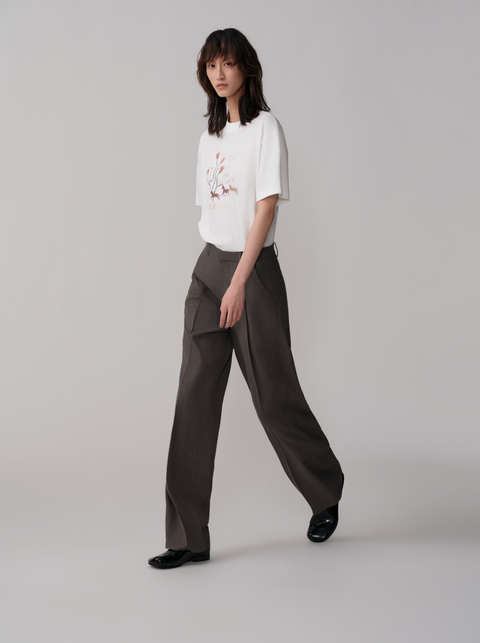 OPICLOTH PLEATED TROUSERS
