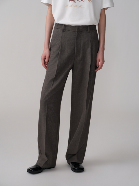 OPICLOTH PLEATED TROUSERS