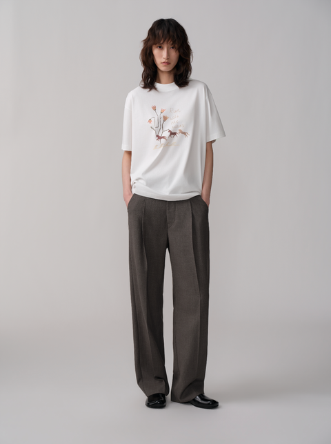OPICLOTH PLEATED TROUSERS