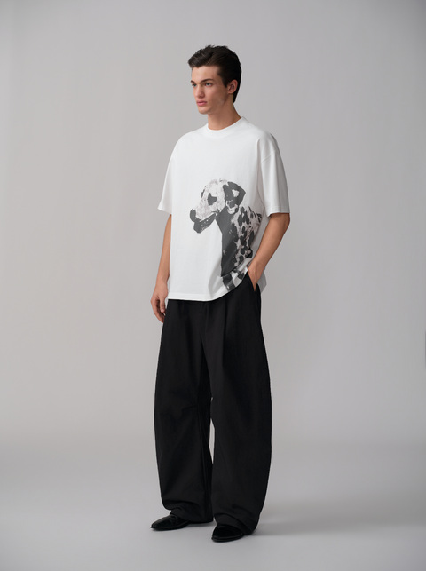 OPICLOTH COTTON CURVED PANTS