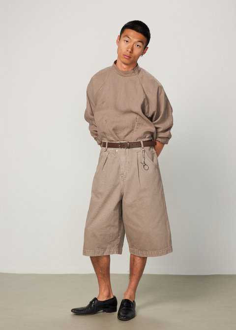 EASE EASE HEMP ASYMMETRIC JACKET