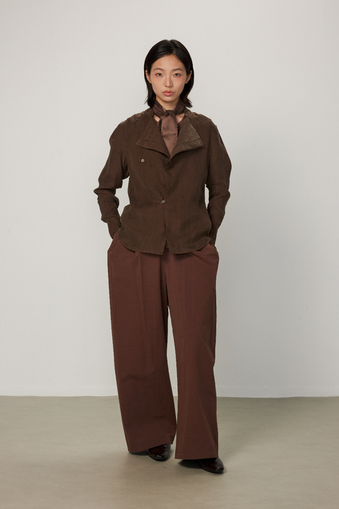 EASE EASE DOUBLE PLEAT TROUSERS