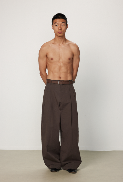 EASE EASE DOUBLE PLEAT TROUSERS