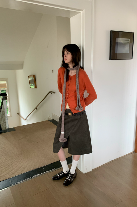 SIMPLE PROJECT TASSEL WOOL SCARF