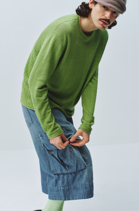 SIMPLE PROJECT LINEN T-SHIRT