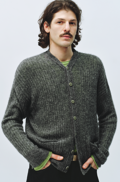 SIMPLE PROJECT MOHAIR CARDIGAN
