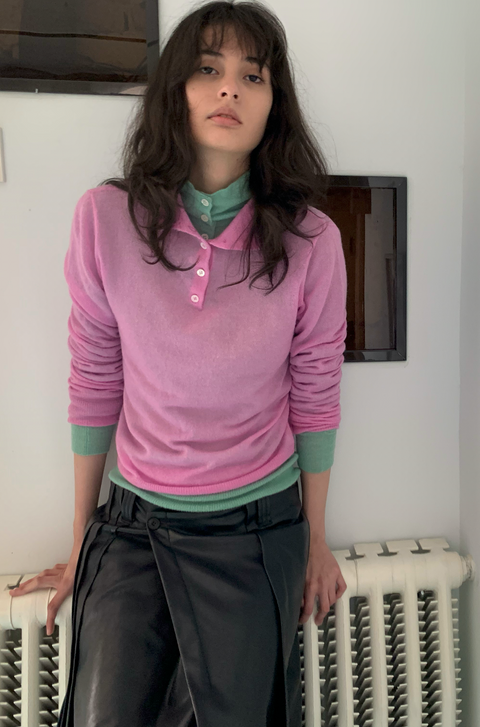 SIMPLE PROJECT MERINO WOOL SWEATER