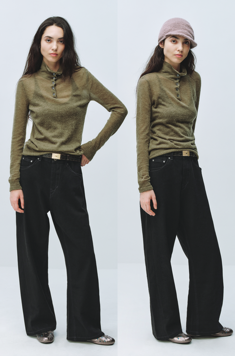 SIMPLE PROJECT MERINO WOOL SWEATER