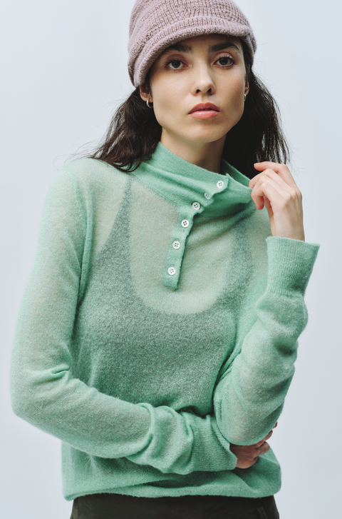 SIMPLE PROJECT MERINO WOOL SWEATER
