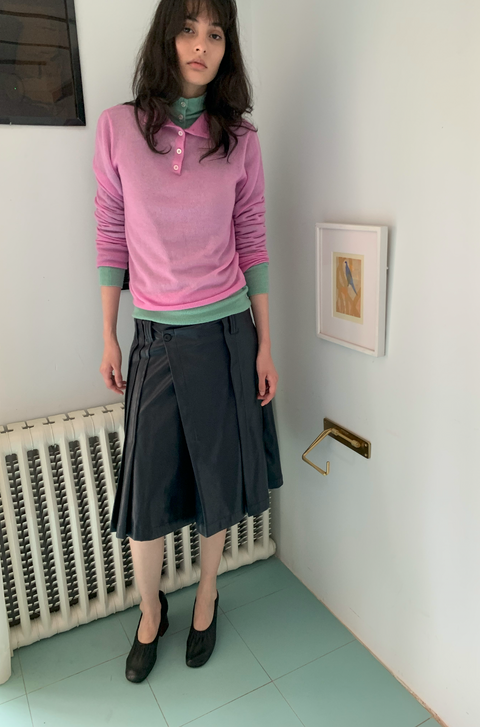 SIMPLE PROJECT MERINO WOOL SWEATER