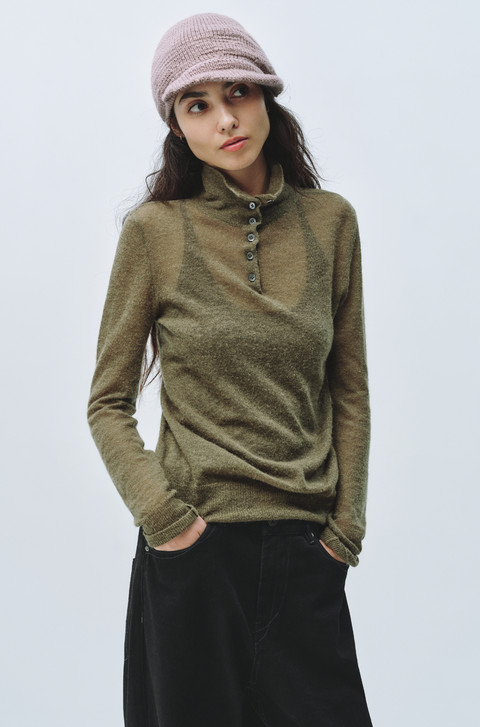 SIMPLE PROJECT MERINO WOOL SWEATER