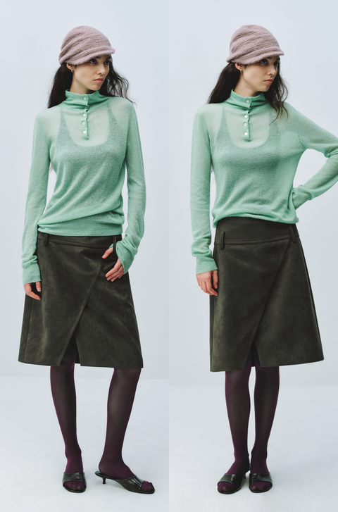 SIMPLE PROJECT MERINO WOOL SWEATER