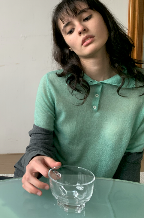 SIMPLE PROJECT MERINO WOOL SWEATER
