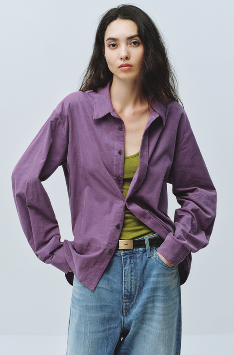 SIMPLE PROJECT CORDUROY SHIRT