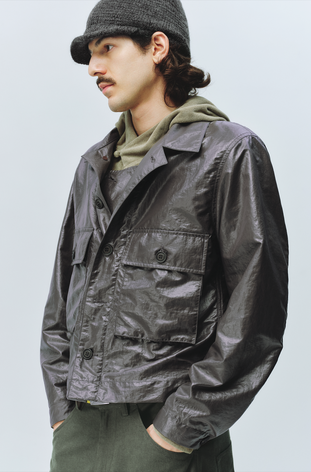 SIMPLE PROJECT COATED SHORT JACKET – Remold Lab