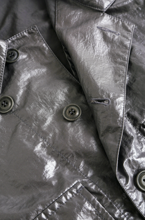 SIMPLE PROJECT COATED SHORT JACKET