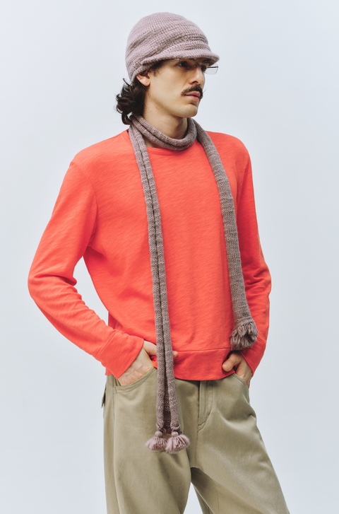 SIMPLE PROJECT SLUB COTTON T-SHIRT