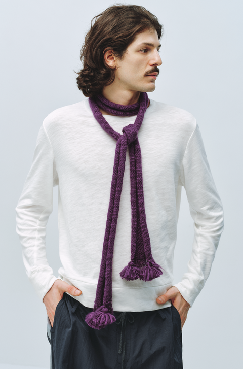 SIMPLE PROJECT SLUB COTTON T-SHIRT