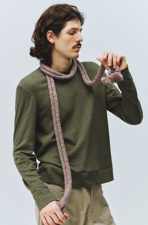 SIMPLE PROJECT SLUB COTTON T-SHIRT
