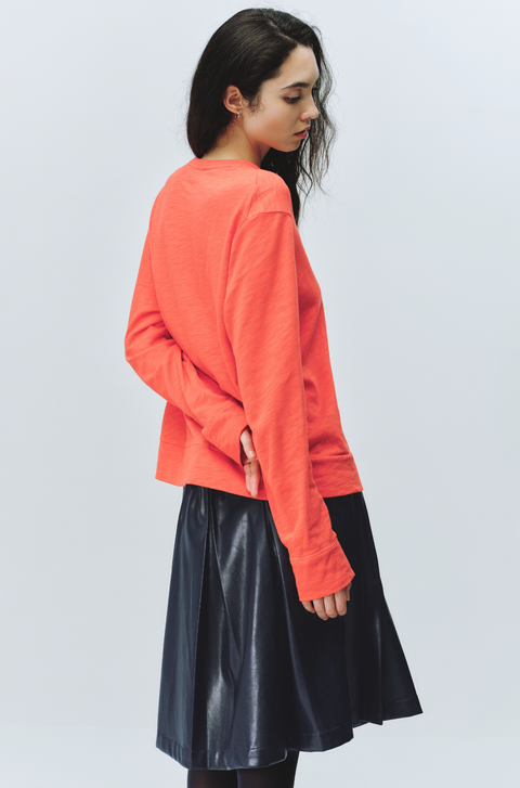 SIMPLE PROJECT SLUB COTTON T-SHIRT