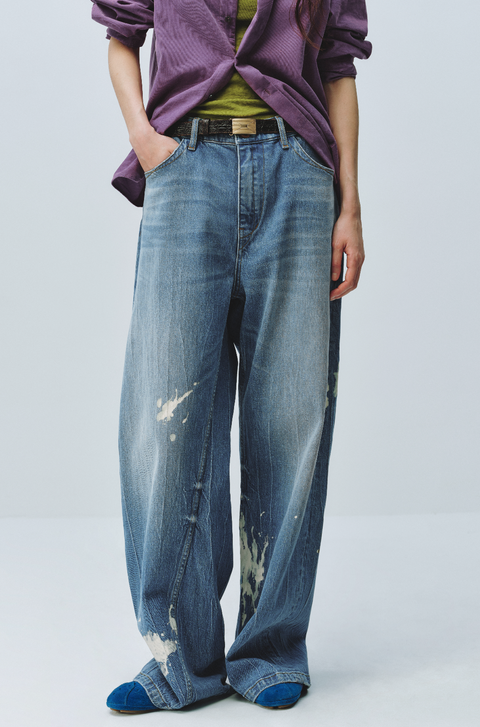 SIMPLE PROJECT PAINT SPLATTER JEANS