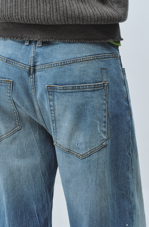 SIMPLE PROJECT PAINT SPLATTER JEANS