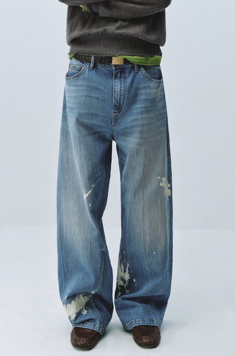 SIMPLE PROJECT PAINT SPLATTER JEANS