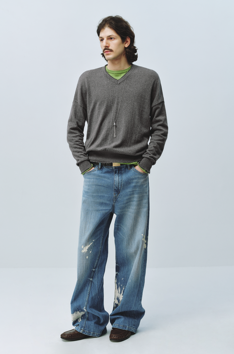 SIMPLE PROJECT PAINT SPLATTER JEANS