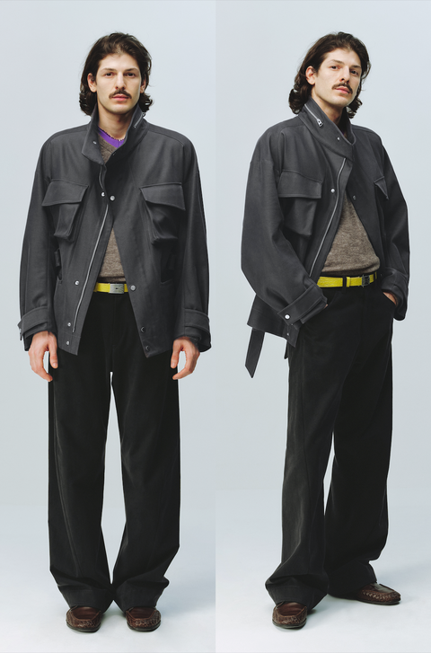 SIMPLE PROJECT BELTED FIELD JACKET